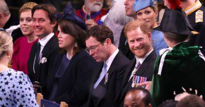 Prince Harry 'obscured' by Anne's 'well-placed' hat after Kate and William 'rejection' - www.ok.co.uk - Britain - USA