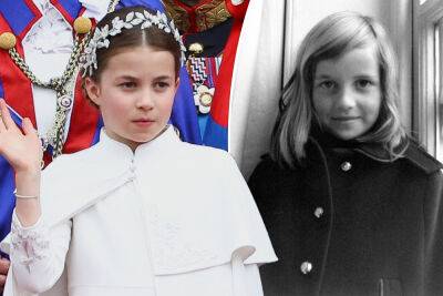 Princess Charlotte twins with late grandma Princess Diana at coronation - nypost.com