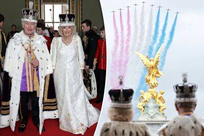 King Charles, Camilla coronation photo blasted as ‘gender reveal’ - nypost.com - Britain - Paris