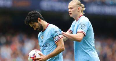 Ilkay Gundogan chat with Erling Haaland before penalty miss as Pep Guardiola details stance on Man City star's future - www.manchestereveningnews.co.uk - Manchester - Norway - Germany - Beyond