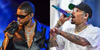 Usher & Chris Brown Take the Stage at Same Music Festival as Details Emerge About Their Alleged Altercation the Night Before - www.justjared.com - USA - state Nevada - city Rock