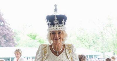 Camilla had special names sewn into dazzling Coronation gown in touching tribute - www.ok.co.uk - county Howard