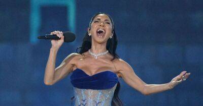 Nicole Scherzinger takes inspiration from Little Mermaid with 'sea-themed' concert gown - www.ok.co.uk - USA