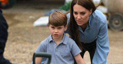 Louis lends a hand! Kate and William's youngest gets stuck in as family go back to work - www.ok.co.uk - Charlotte