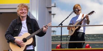 Ed Sheeran Performs Surprise Pop-Up Sets in New York & LA - See the Photos! - www.justjared.com - New York - Los Angeles - Los Angeles - Manhattan - county York