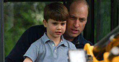 Prince Louis gets stuck into a digger at his first royal engagement after being forced to miss Coronation concert - www.manchestereveningnews.co.uk