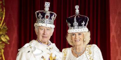 King Charles III & Queen Camilla's Official Coronation Portraits Revealed! - www.justjared.com - Britain - county Prince Edward
