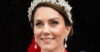 Kate's Coronation dress finally revealed - with last minute addition spotted by eagle-eyed fans - www.ok.co.uk