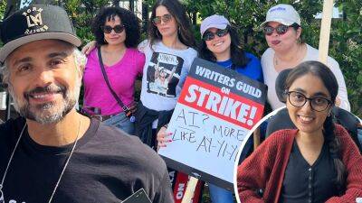 Dispatches From WGA Picket Lines Day 6: Latino Writers Hit Universal With Steven Canals, Jaina Lee Ortiz, Jaime Camil & More; Disabled Scribes At Amazon Studios - deadline.com - New York - Los Angeles - city Universal