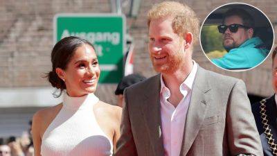 Prince Harry, Meghan Markle court James Corden with new late-night cameo, Montecito visit - www.foxnews.com - Los Angeles - USA