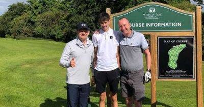 Coronation Street icon Andy Whyment hits the golf course with son who is his double - www.msn.com