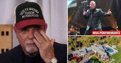 Billy Joel cries as he announces the END of his decade-long residency at MSG in 2024 - www.msn.com - New York - New York - Florida - county Garden