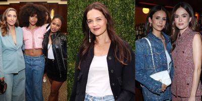 Katie Holmes, Zoey Deutch, Nina Dobrev & More Stars Stepped Out For Chanel's Through Her Lens Luncheon at Tribeca - www.justjared.com - New York