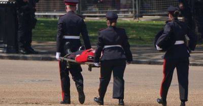 Serviceman passes out amid 26C heat as Prince William takes on Trooping the Colour role - www.dailyrecord.co.uk - Britain - London - Ireland