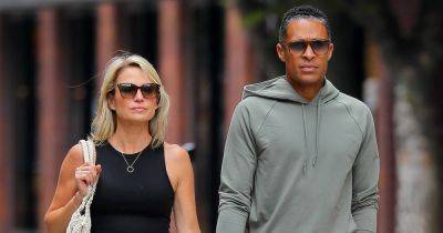 Amy Robach and TJ Holmes Hold Hands After Elisabeth Shue Says Andrew Shue Is Doing ‘Great’ After Scandal - www.usmagazine.com - New York - state Arkansas