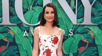 Lea Michele Stuns in Floral Dress on Tony Awards 2023 Red Carpet Ahead of 'Funny Girl' Performance - www.justjared.com - New York - Washington - county Lea