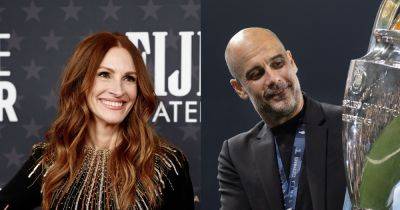 Hollywood star Julia Roberts sends message to Pep Guardiola after Man City win Champions League - www.manchestereveningnews.co.uk - Manchester - Jordan - county Woods - county Roberts - city Istanbul