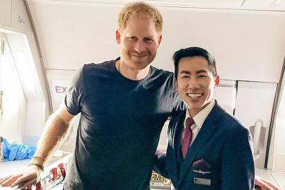 I was Prince Harry’s flight attendant — he gave me a gift - nypost.com - Britain - USA - California - county Windsor - county Charles