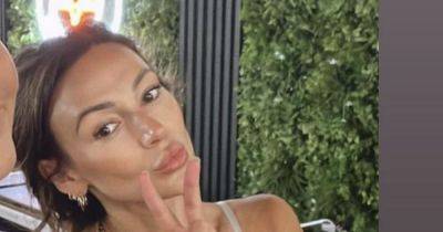 Michelle Keegan pouts for post-workout selfie as she stuns alongside lookalike cousin after exciting update with Mark Wright - www.manchestereveningnews.co.uk - county Cheshire
