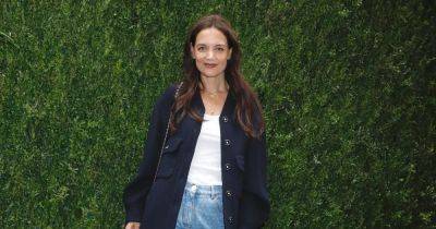 Polka Dot Perfection! Katie Holmes’ Chanel Jeans Led Us to This $26 Pair - www.usmagazine.com