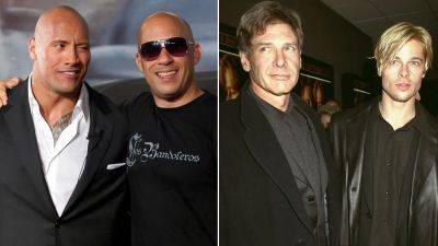 Hollywood feuds: The Rock and Vin Diesel, Harrison Ford and Brad Pitt take battles off screen - www.foxnews.com - USA - county Harrison - county Ford - county Pitt