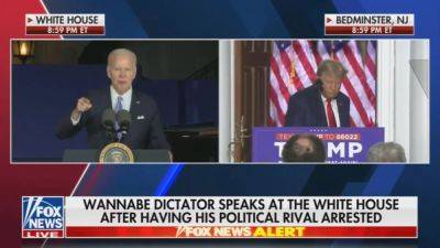 Fox News Calls Biden ‘Wannabe Dictator,’ Falsely Claims He Had ‘Political Rival’ Trump ‘Arrested’ (Video) - thewrap.com - USA - Miami