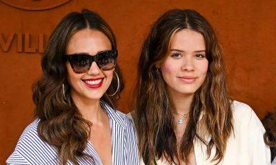 Jessica Alba and look-a-like daughter Honor spend quality time at the French Open in Paris - us.hola.com - France - Paris