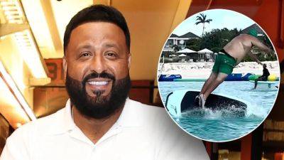 DJ Khaled wipes out in surfing accident, shares 'recovery' efforts with massages and golfing - www.foxnews.com