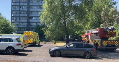 Tower block residents left 'scared' after fire breaks out at flat - www.manchestereveningnews.co.uk - Manchester