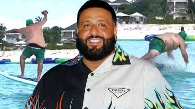 DJ Khaled Injured After Major Wipeout While Attempting to Surf - www.etonline.com
