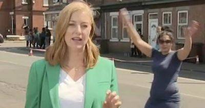 'Disgusted' Sky News viewers slam woman spotted dancing in background of report on Nottingham murders - www.dailyrecord.co.uk - city Milton