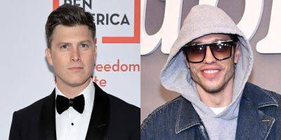 Colin Jost Responds to Pete Davidson's Claim They Were 'Very Stoned' When They Bought Ferry - www.justjared.com