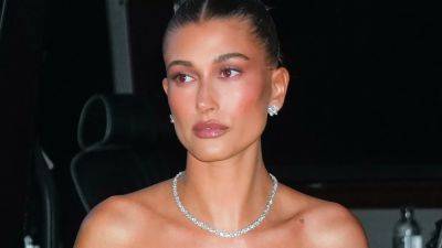Hailey Bieber Just Did Her Best Barbie Impression, Down to the Plastic Feet - www.glamour.com
