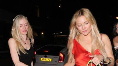 Spotted: Kate Hudson and Her Former Fiancé’s Current Wife Elle Evans Out on the Town - www.glamour.com - London - city Hudson - county Evans
