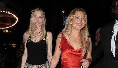 Kate Hudson Spends a Night Out in London with Her Ex's Wife Elle Evans - www.justjared.com - London