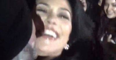 Kourtney Kardashian's husband Travis Barker jumps off stage to kiss star after baby news - www.ok.co.uk