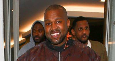 Kanye West is All Smiles While Leaving Dinner with Friends in L.A. - www.justjared.com - Los Angeles - Italy - Santa Monica