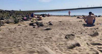 Dad's trip to secret beach near Greater Manchester tainted by disgusting discovery - www.manchestereveningnews.co.uk - Manchester