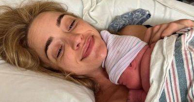 Ginny & Georgia star Brianne Howey welcomes first child and shares adorable birth snap - www.ok.co.uk
