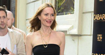 On the Dot! Leslie Mann Is Elegantly Chic in a Pair of Patterned Pants — Get the Look - www.usmagazine.com - Britain