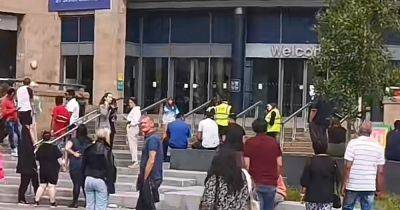 Shoppers at Quayside MediaCity outlet centre evacuated as alarm sounds - www.manchestereveningnews.co.uk