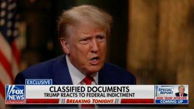 Trump Tells Fox News’ Bret Baier He Didn’t Hand Over Classified Docs Because ‘I Was Very Busy’ (Video) - thewrap.com