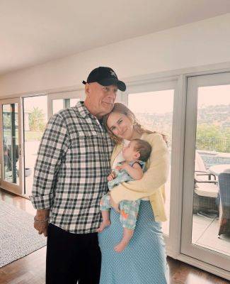 Rumer Willis Shares Precious Pic Of Dad Bruce Willis Holding Her Baby Daughter On Father’s Day - etcanada.com