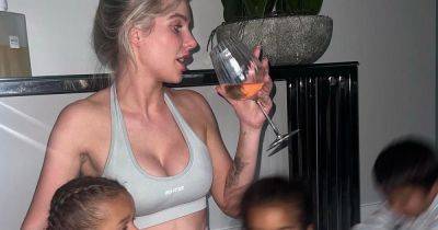 Helen Flanagan fans jump to her defence as cruel trolls slam her for drinking wine - www.ok.co.uk - Manchester