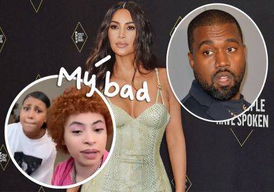 Kim Kardashian Deleted Controversial TikTok Of North West & Ice Spice Because Of Kanye West? - perezhilton.com