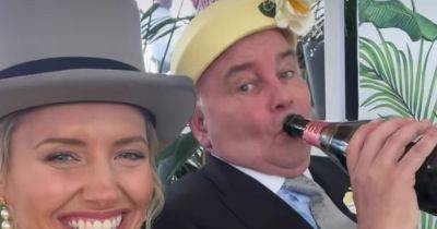 Eamonn Holmes drinks straight out the bottle as he takes day off from ITV bashing - www.ok.co.uk