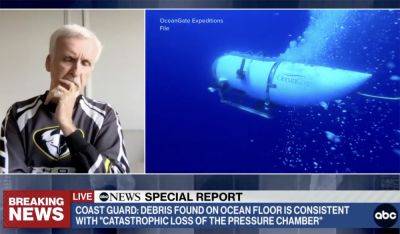 James Cameron Compares OceanGate To Titanic Disaster -- Says Experts WARNED Them About Safety Concerns! - perezhilton.com