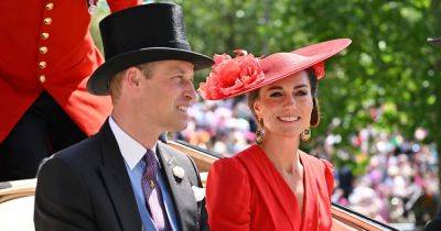 Prince William and Princess Kate Are All Smiles While Arriving at Royal Ascot: Photo - www.usmagazine.com - county King And Queen - county Prince Edward
