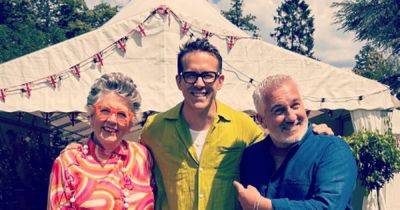 Ryan Reynolds teases fans as he ‘visits The Great British Bake Off tent’ - www.dailyrecord.co.uk - Britain - Scotland - New York - USA