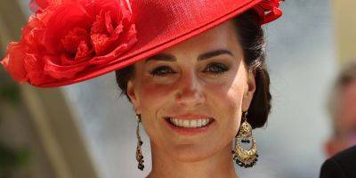 Kate Middleton is a Vision in Flame Red at Royal Ascot 2023 - www.justjared.com